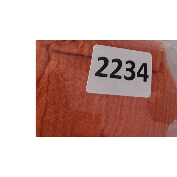 Salon Z Real Clothing Saks Fifth Avenue Size 22 Orange Hoodie Pullover - Picture 6 of 6